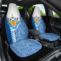 Scotland Forever Car Seat Cover Thistle Lion Rampant