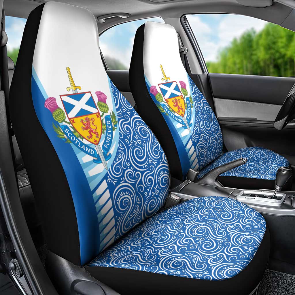 Scotland Forever Car Seat Cover Thistle Lion Rampant