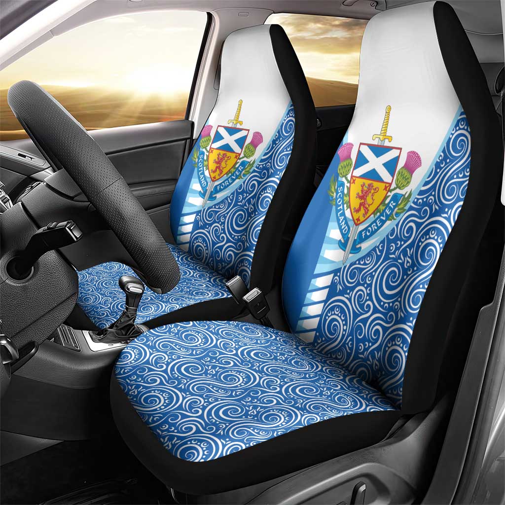 Scotland Forever Car Seat Cover Thistle Lion Rampant