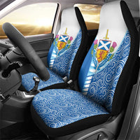Scotland Forever Car Seat Cover Thistle Lion Rampant