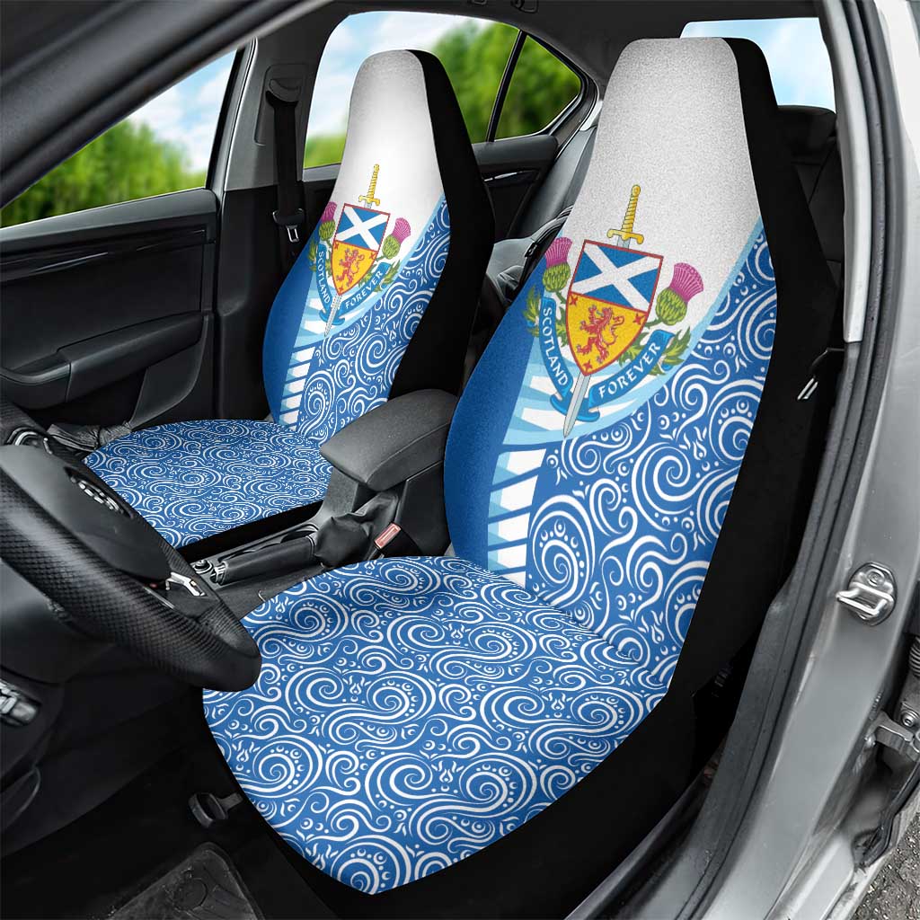 Scotland Forever Car Seat Cover Thistle Lion Rampant