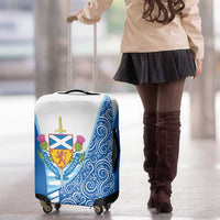 Scotland Forever Luggage Cover Thistle Lion Rampant