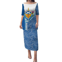 Scotland Forever Puletasi Thistle Lion Rampant - Wonder Print Shop