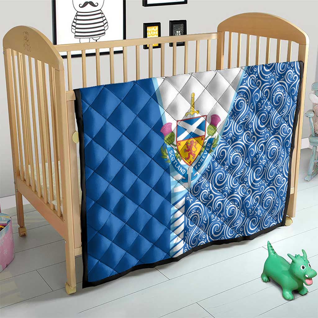 Scotland Forever Quilt Thistle Lion Rampant - Wonder Print Shop