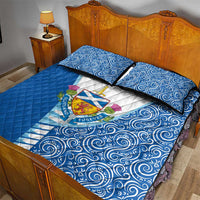 Scotland Forever Quilt Bed Set Thistle Lion Rampant - Wonder Print Shop