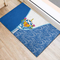 Scotland Forever Rubber Doormat Thistle Lion Rampant - Wonder Print Shop
