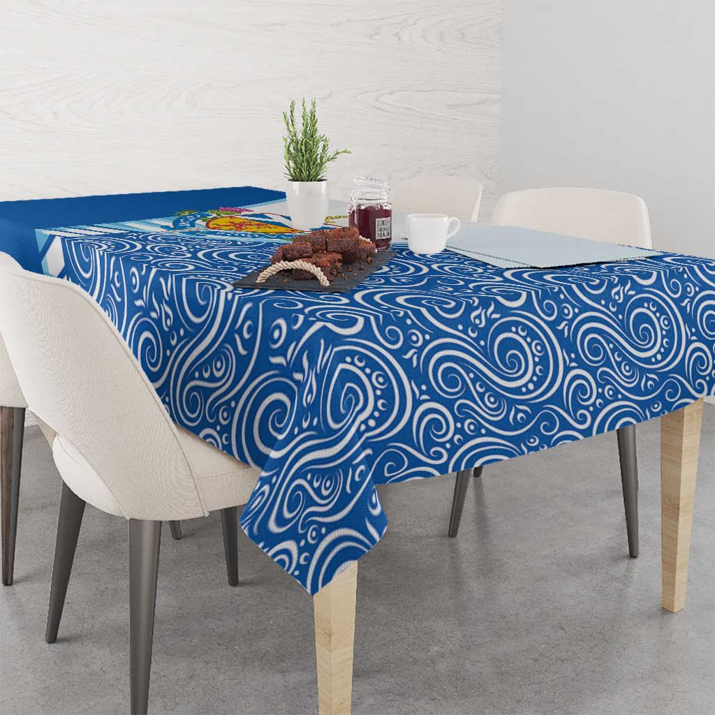 Scotland Forever Tablecloth Thistle Lion Rampant - Wonder Print Shop