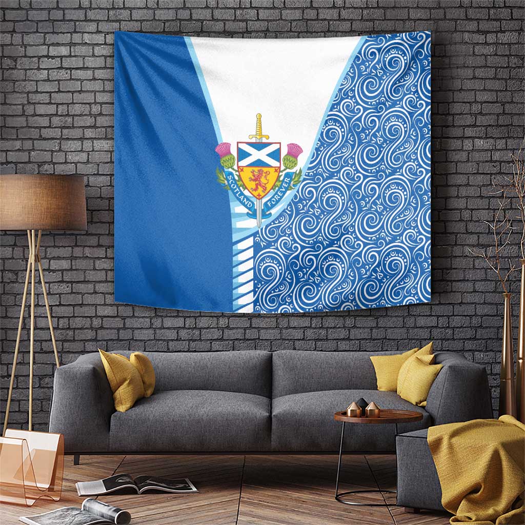 Scotland Forever Tapestry Thistle Lion Rampant - Wonder Print Shop