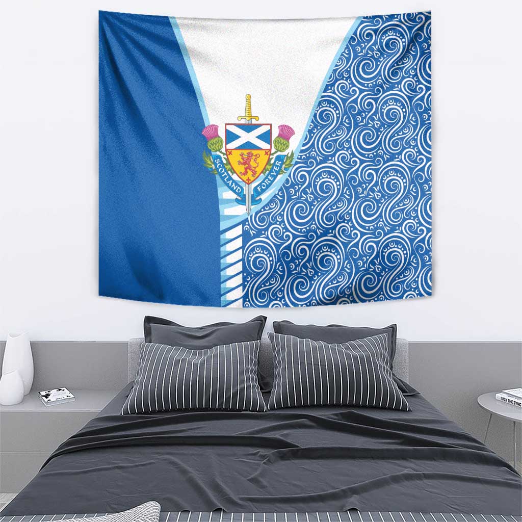 Scotland Forever Tapestry Thistle Lion Rampant - Wonder Print Shop
