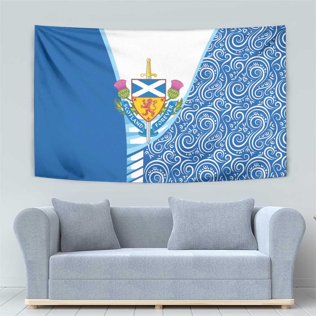Scotland Forever Tapestry Thistle Lion Rampant - Wonder Print Shop