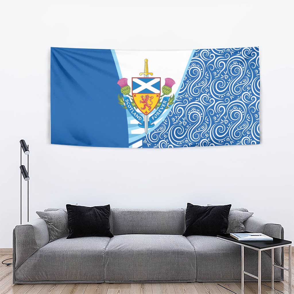 Scotland Forever Tapestry Thistle Lion Rampant - Wonder Print Shop