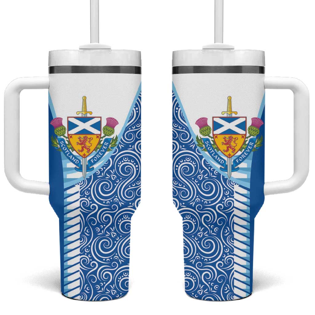 Scotland Forever Tumbler With Handle Thistle Lion Rampant