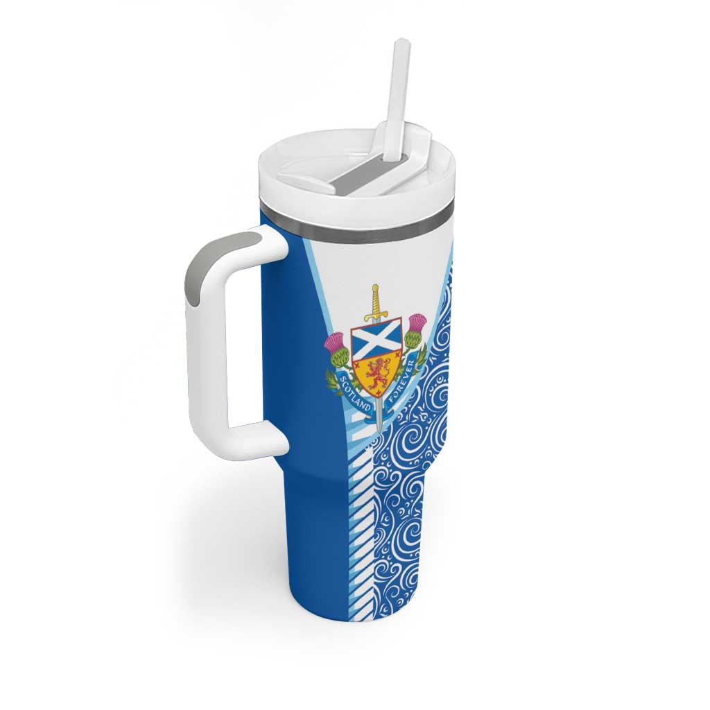 Scotland Forever Tumbler With Handle Thistle Lion Rampant