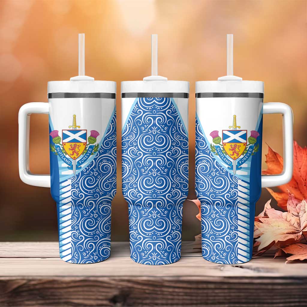 Scotland Forever Tumbler With Handle Thistle Lion Rampant