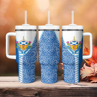 Scotland Forever Tumbler With Handle Thistle Lion Rampant
