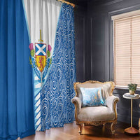 Scotland Forever Window Curtain Thistle Lion Rampant - Wonder Print Shop