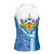 Scotland Forever Women Sleeveless Polo Shirt Thistle Lion Rampant - Wonder Print Shop