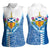 Scotland Forever Women Sleeveless Polo Shirt Thistle Lion Rampant - Wonder Print Shop