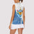 Scotland Forever Women Sleeveless Polo Shirt Thistle Lion Rampant - Wonder Print Shop