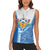 Scotland Forever Women Sleeveless Polo Shirt Thistle Lion Rampant - Wonder Print Shop