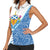 Scotland Forever Women Sleeveless Polo Shirt Thistle Lion Rampant - Wonder Print Shop