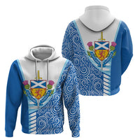 Scotland Forever Zip Hoodie Thistle Lion Rampant - Wonder Print Shop