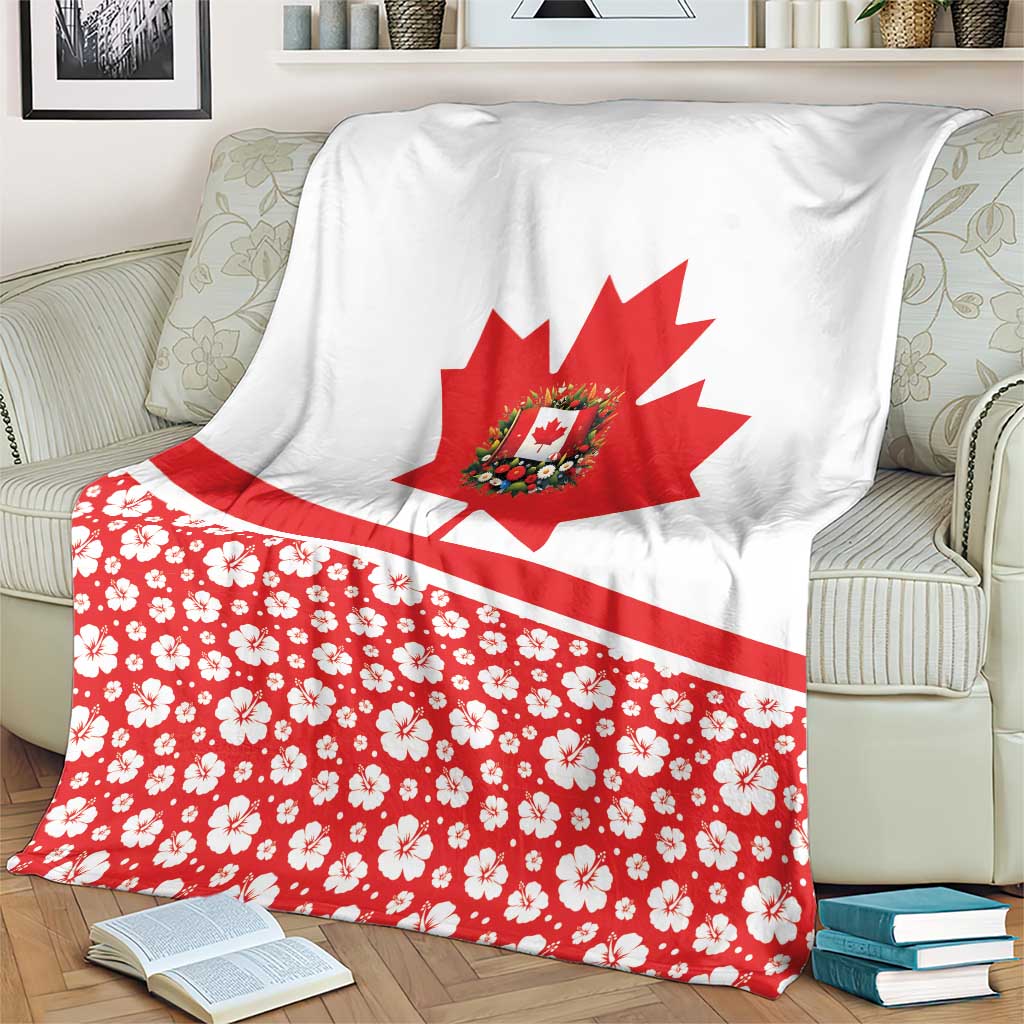 Canada Blanket Summer Hibiscus Tropical Flower