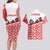 Canada Couples Matching Long Sleeve Bodycon Dress and Hawaiian Shirt Summer Hibiscus Tropical Flower