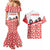 Canada Couples Matching Mermaid Dress and Hawaiian Shirt Summer Hibiscus Tropical Flower