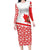 Canada Family Matching Long Sleeve Bodycon Dress and Hawaiian Shirt Summer Hibiscus Tropical Flower