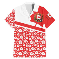 Canada Family Matching Mermaid Dress and Hawaiian Shirt Summer Hibiscus Tropical Flower