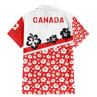 Canada Family Matching Mermaid Dress and Hawaiian Shirt Summer Hibiscus Tropical Flower