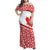 Canada Family Matching Off Shoulder Maxi Dress and Hawaiian Shirt Summer Hibiscus Tropical Flower