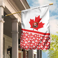Canada Garden Flag Summer Hibiscus Tropical Flower