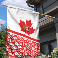 Canada Garden Flag Summer Hibiscus Tropical Flower