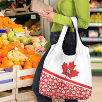 Canada Grocery Bag Summer Hibiscus Tropical Flower
