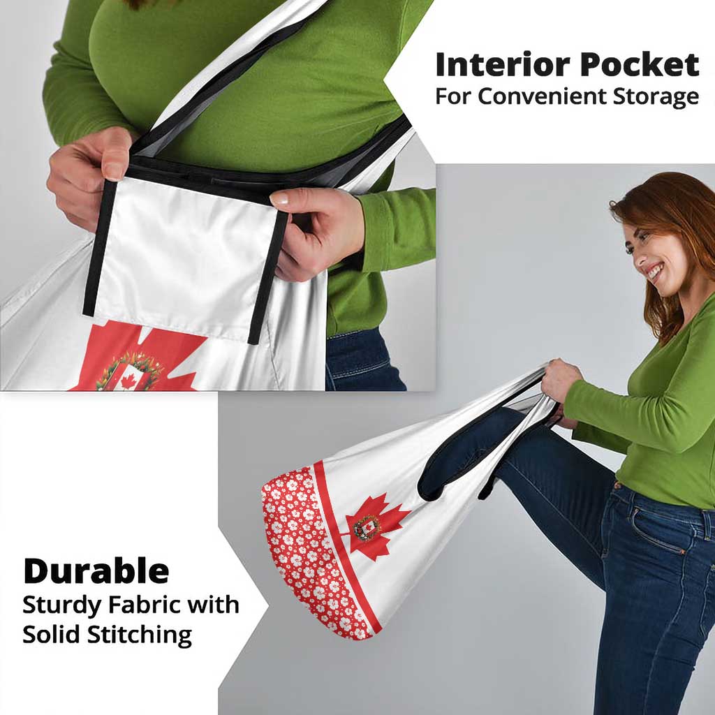 Canada Grocery Bag Summer Hibiscus Tropical Flower