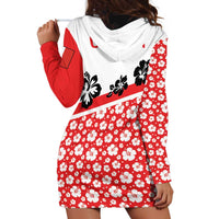 Canada Hoodie Dress Summer Hibiscus Tropical Flower
