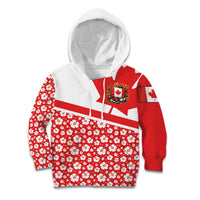 Canada Kid Hoodie Summer Hibiscus Tropical Flower
