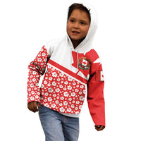 Canada Kid Hoodie Summer Hibiscus Tropical Flower