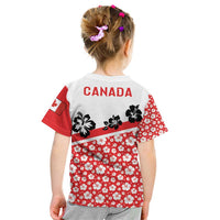 Canada Kid T Shirt Summer Hibiscus Tropical Flower