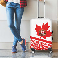 Canada Luggage Cover Summer Hibiscus Tropical Flower