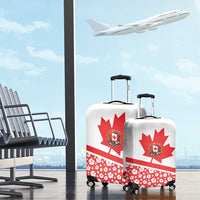 Canada Luggage Cover Summer Hibiscus Tropical Flower