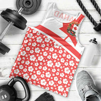 Canada Men Tank Top Summer Hibiscus Tropical Flower