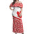 Canada Off Shoulder Maxi Dress Summer Hibiscus Tropical Flower