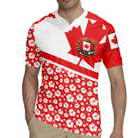 Canada Rugby Jersey Summer Hibiscus Tropical Flower