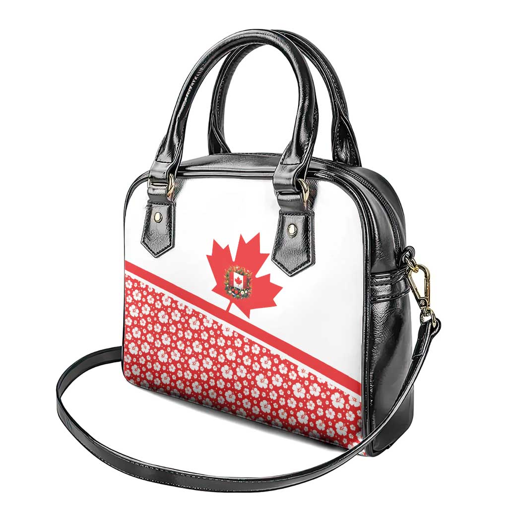 Canada Shoulder Handbag Summer Hibiscus Tropical Flower