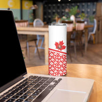 Canada Skinny Tumbler Summer Hibiscus Tropical Flower