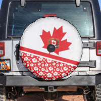 Canada Spare Tire Cover Summer Hibiscus Tropical Flower