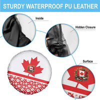 Canada Spare Tire Cover Summer Hibiscus Tropical Flower